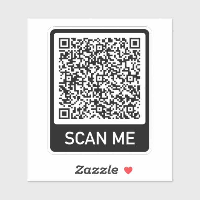 Personnalisez Votre Autocollant d'Info de Scan de  (Feuille)