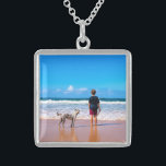 Personnalisez votre cadeau de collier photo<br><div class="desc">Collier photo personnalisé - Faites votre propre design - Famille personnalisée / Amis / Animaux de compagnie ou Colliers personnels / Cadeau - Ajoutez votre photo / Texte / Nom - Redimensionnez et déplacez ou supprimez et ajoutez des éléments / du texte avec l'outil de personnalisation ! Vous pouvez transférer...</div>