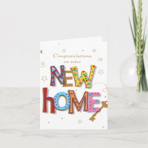 Personnalisez votre carte de nouvelle maison - Fél