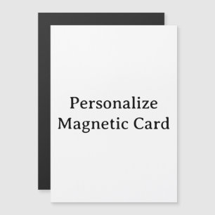 Personnalisez votre carte magnétique 5" x 7"