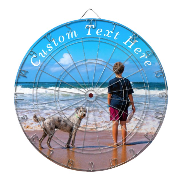 Personnalisez votre Cible de flechettes photo et v (Devant)