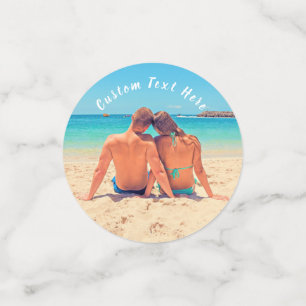 Personnalisez votre Confetti photo avec texte pers