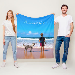 Personnalisez votre couverture photo en polaire av