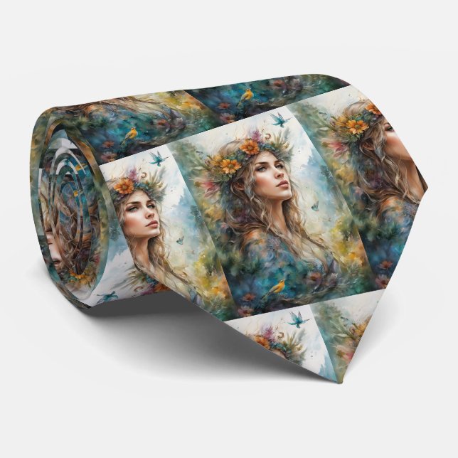 Personnalisez votre Cravate de famille de photos (Roulé)