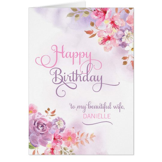 Personnalisez Votre Epouse Joyeux Anniversaire Zazzle Fr