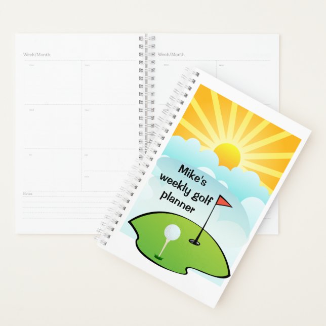 Personnalisez votre golf hebdomadaire (Devant avec enveloppe)