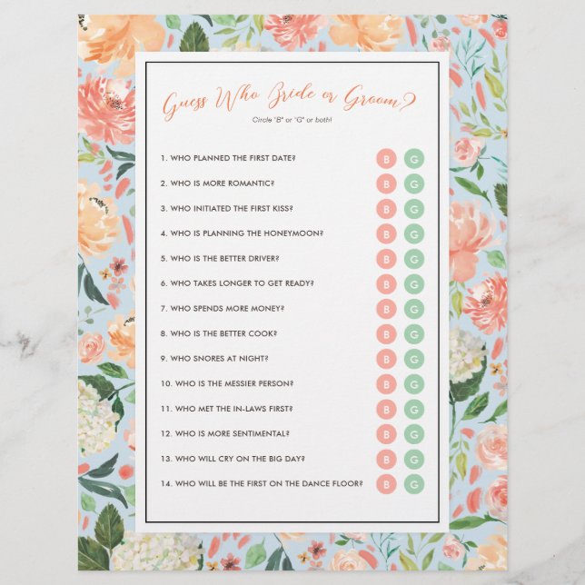 Personnalisez Votre Jeu de Réception de Mariage av (Devant)