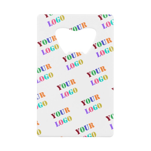 Personnalisez votre logo Photo Carte de crédit Bot (Devant)