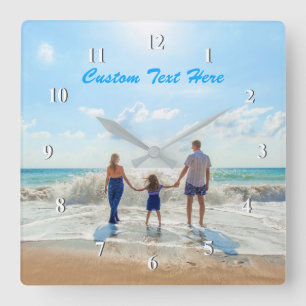 Personnalisez votre photo et votre horloge texte C