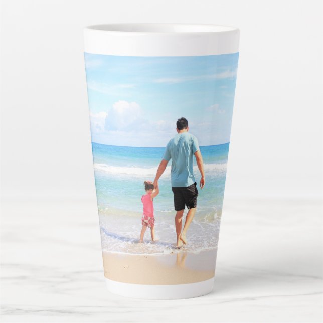 Personnalisez votre photo Latte Mug cadeau personn (Devant)