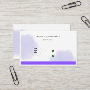 personnalisez votre propre carte de visite