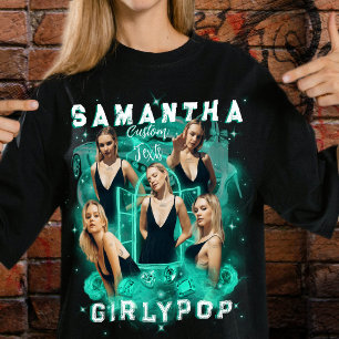 Personnalisez Votre Propre T-Shirt Rétro Sarcelle