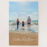 Personnalisez votre puzzle photo avec du texte<br><div class="desc">Photo personnalisée et Puzzle de texte - Unique votre propre design - Cadeau Famille personnalisée / Amis ou Puzzles personnels - Ajouter votre texte et photo - Redimensionnez et déplacez des éléments avec l'outil de personnalisation ! Choisissez la police / taille / couleur ! Bonne chance - Soyez heureux :)...</div>