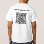 Personnalisez votre T-shirt Code QR et votre nom c<br><div class="desc">Tee-shirt couleur et police personnalisés avec votre code et nom QR ou votre texte personnalisé Professionnel Entreprise Promotionnelle T-shirts ou Sweat - shirts à capuche / Cadeau - Ajouter votre code QR - Image ou logo / Nom - Entreprise / ou site - E-mail ou téléphone - Coordonnées / Adresse...</div>