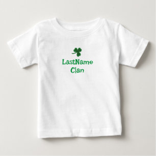 Personnalisez Votre T-Shirt Shamrock Clan - Bébé/B
