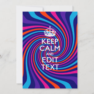 Personnalisez votre texte Conserver le calme sur M