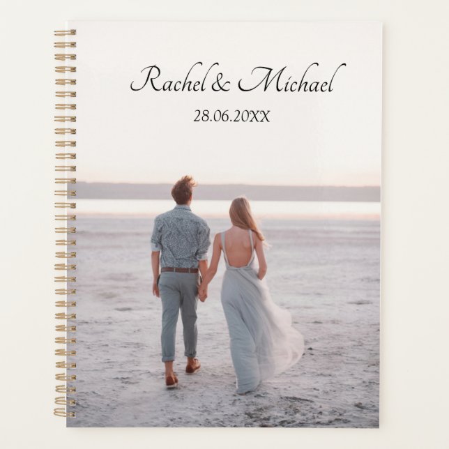 Personnalisierbar Foto Hochzeit (Devant)