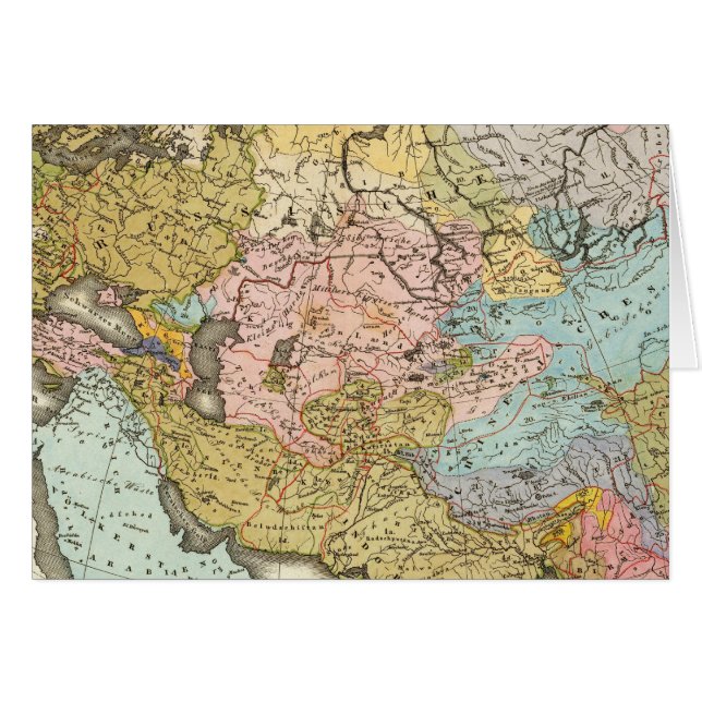 Personnalité de l'Asie et de l'Europe (Devant horizontal)