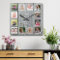 Personnalized 12 Photo Collage Rustic Gray Wood