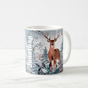 Personnalized Deer Hunter Graphic Mug