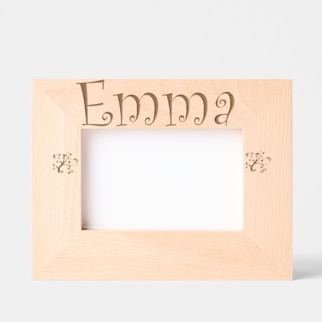 Personnalized Photo frame Emma / Cadre photo Fille (Recto)