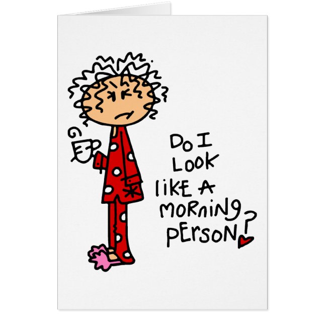 Personne de matin ? (Devant)