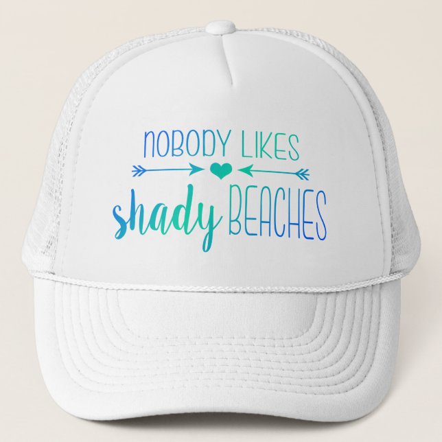 Personne n'aime le casquette louche de turquoise (Devant)