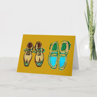 Personne peut jamais remplir vos chaussures, carte