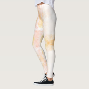Personne portant des leggings avec un pastel doux