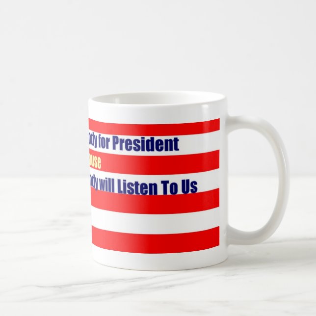 Personne pour le Président Mug (Droite)
