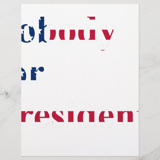personne pour président (Devant)