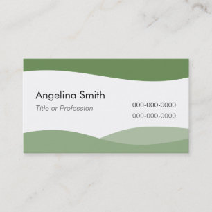 Personnel Carte de visite ondes d'eau E1G