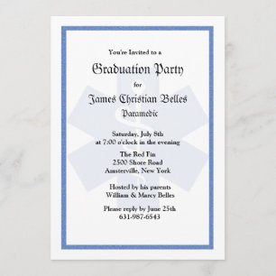 Personnel de l'Asclepius Graduation Invitation