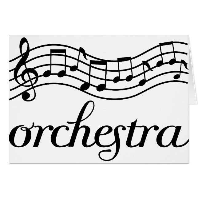 Personnel noir d'orchestre (Devant horizontal)