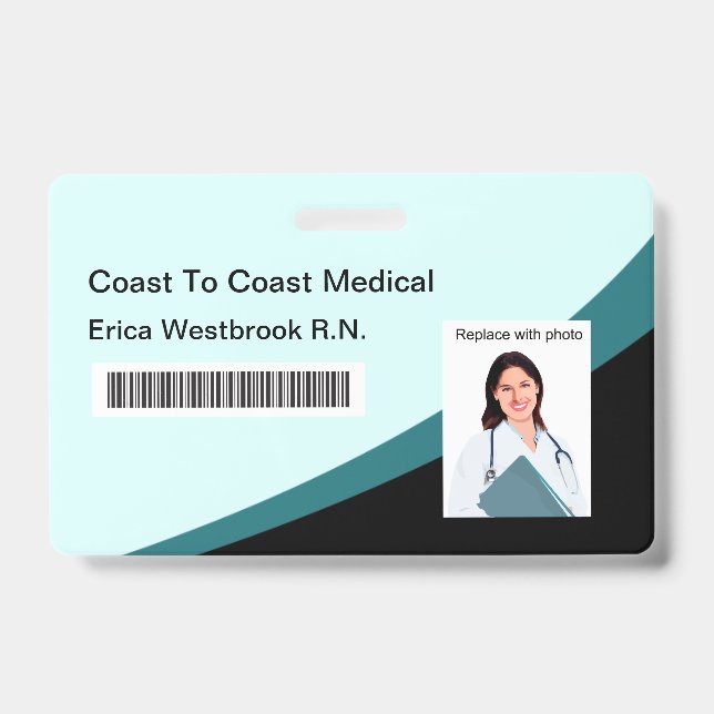 Personnel professionnel Médicale - ID photo Badges (Face)