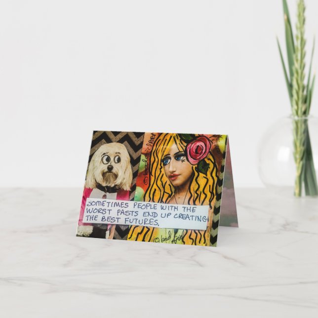 Personnes de Carte pour notes-parfois avec les (Devant)