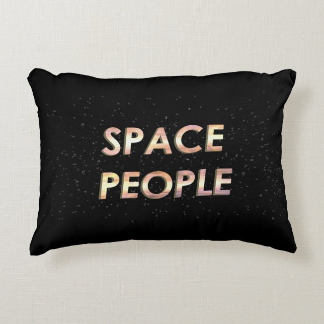 Personnes de l'espace - le coussin ! (Devant)