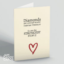 Personnes fortes Carte d'encouragement inspiration