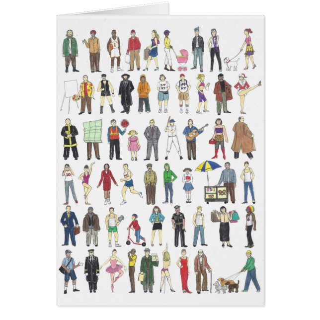 Personnes New York City Humans Quartier Art (Devant)