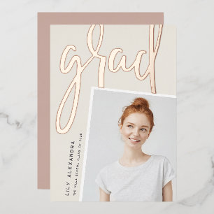 Perspective Foil   Faire-part d'obtention d'une li