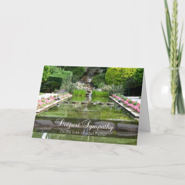 Perte de père - avec carte de sympathie la plus pr (Devant)