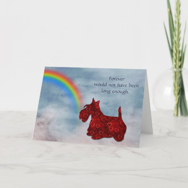 Perte de Scottie Hearts Carte Rainbow Sympathy (Devant)