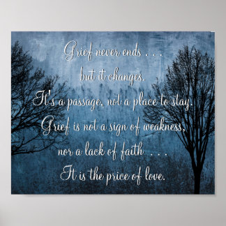 Perte douloureuse d'une affiche aimée