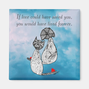 Perte d'un chien ou d'un chat avec un aimant de mo