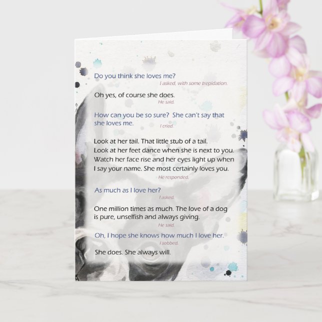 Perte d'une carte d'animal (Orchidée)