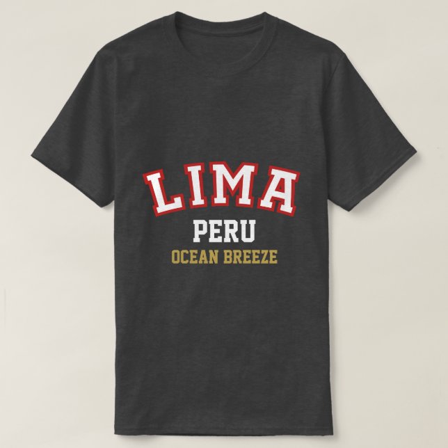 Peru Dark Style T-Shirt (Design devant)