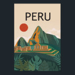 Peru  machu picchu poster<br><div class="desc">Peru travel poster machu picchu</div>
