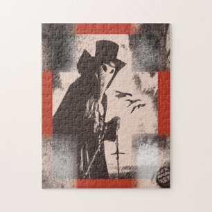 Peste Docteur Dr Macabre Puzzle Art gothique Impri