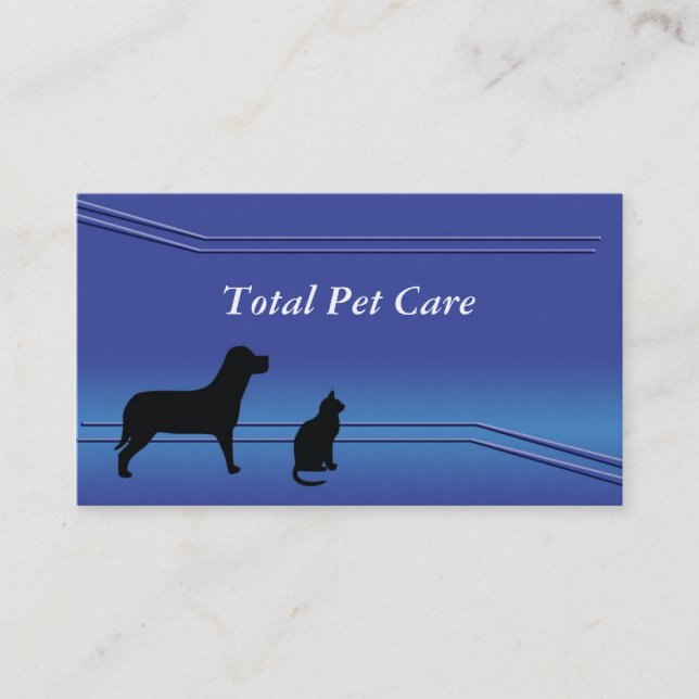 Pet Care, Carte de visite (Devant)