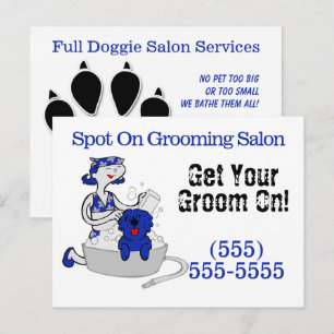 Pet Groomer Obtenez votre chambre sur carte postal
